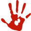 Red Hand Print